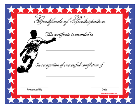 sports day certificate template